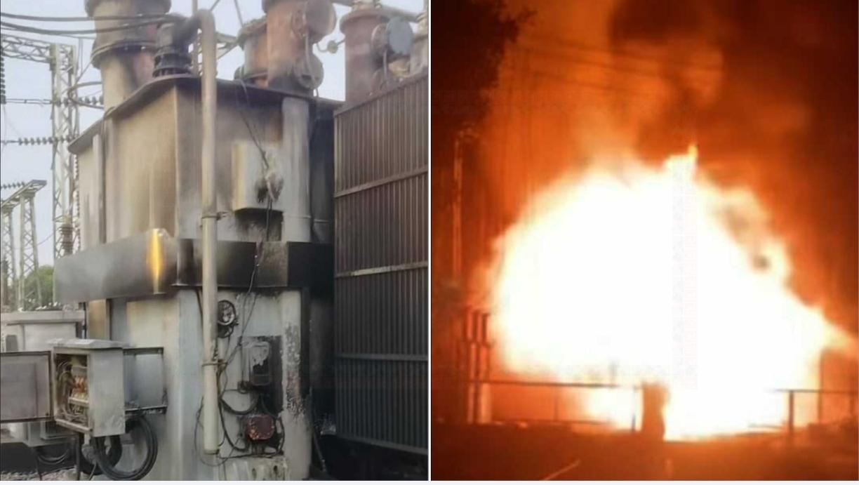 ঘোড়াশাল তাপ বিদ্যুৎ কেন্দ্রের সাবস্টেশনে অগ্নিকাণ্ডে ট্রান্সফরমার পুড়ে ছাই